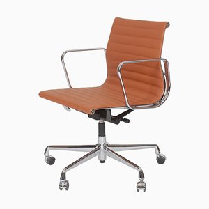 Cognac Leather Ea-117 Office Chair by Charles Eames for Vitra-MTD-1400295