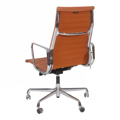 Cognac Leather EA-119 Office Chair by Charles Eames for Vitra-MTD-1400292