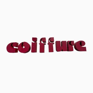 Coiffuree Typography, France, 1970s-LA-1426151