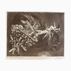 Collapse - Original Etching by Leo Guida - 1975 1975-ZCI-761987