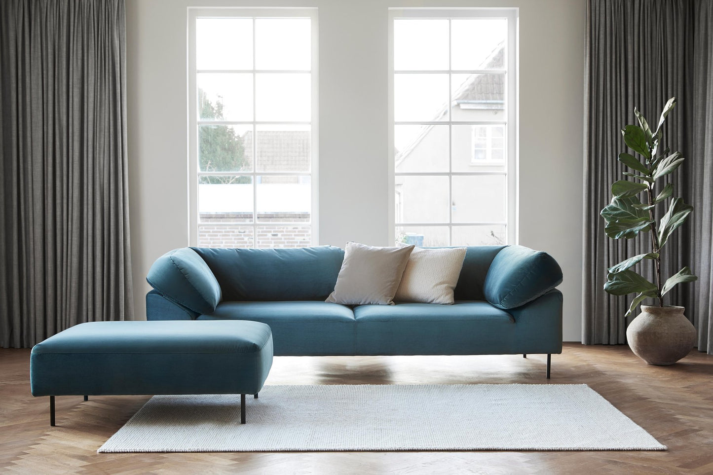 Collar Three-Seater Sofa by Meike Harde