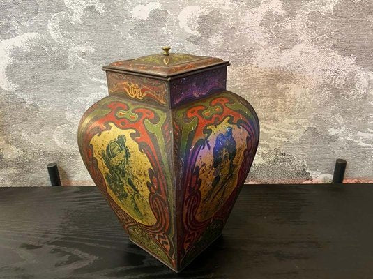 Collectible Art Nouveau Lidded Box, 1920s-JO-912389