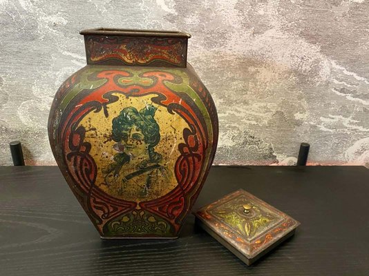 Collectible Art Nouveau Lidded Box, 1920s-JO-912389