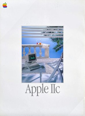 Collectif-Publicité, Apple IIC Advertisement, 1985, Poster on Paper-FMZ-1381025