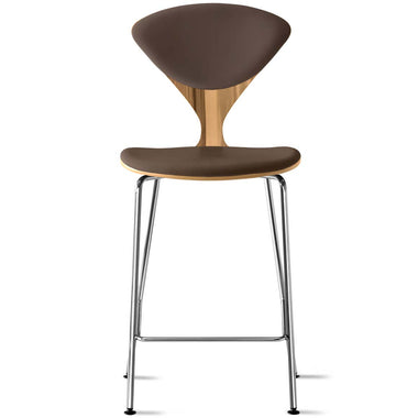 Metal Base Stool – with seat and back pads (Request Info)