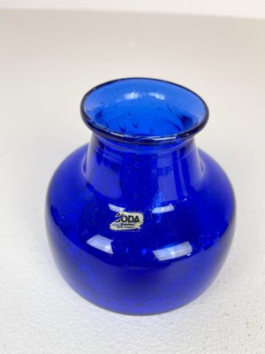 Collection of Five Blue Vases by Erik Hoglund, Sweden, 1960s, Set of 5-UYK-935028