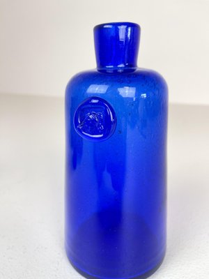 Collection of Five Blue Vases by Erik Hoglund, Sweden, 1960s, Set of 5-UYK-935028