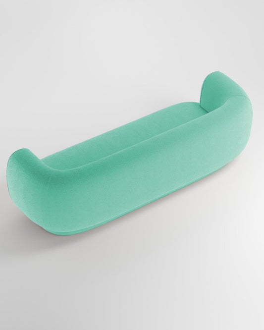 Collector Hug Sofa in Teal by Ferrianisbolgi