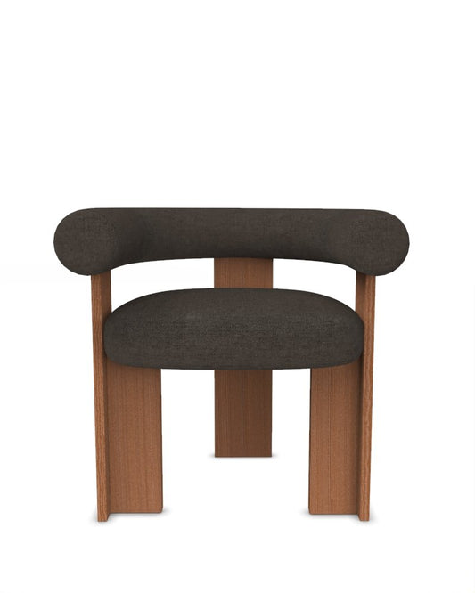 Collector Modern Cassette Chair in Famiglia 52 Fabric and Smoked Oak by Alter Ego