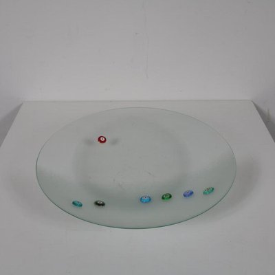 Collezione Murano Glass Plate from Bruno Munari, 1995-GG-601340