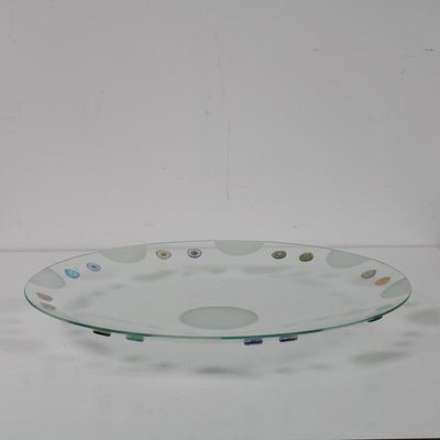 Collezione Murano Glass Plate from Bruno Munari, 1995-GG-601339