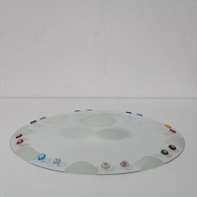 Collezione Murano Glass Plate from Bruno Munari, 1995-GG-601339