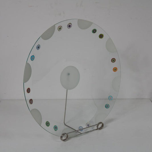 Collezione Murano Glass Plate from Bruno Munari, 1995