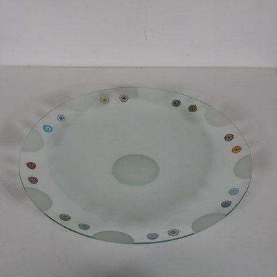 Collezione Murano Glass Plate from Bruno Munari, 1995-GG-601339