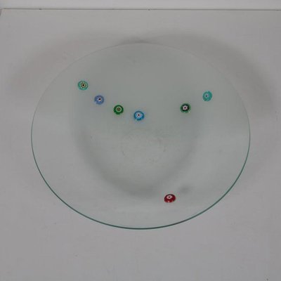 Collezione Murano Glass Plate from Bruno Munari, 1995-GG-601340