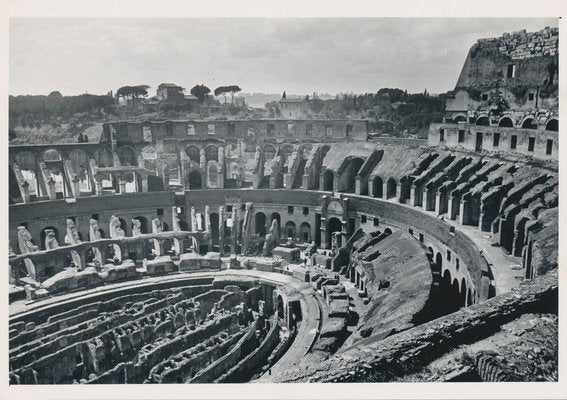 Colloseum, Italy, 1950s, Black & White Photograph-DYV-1236154