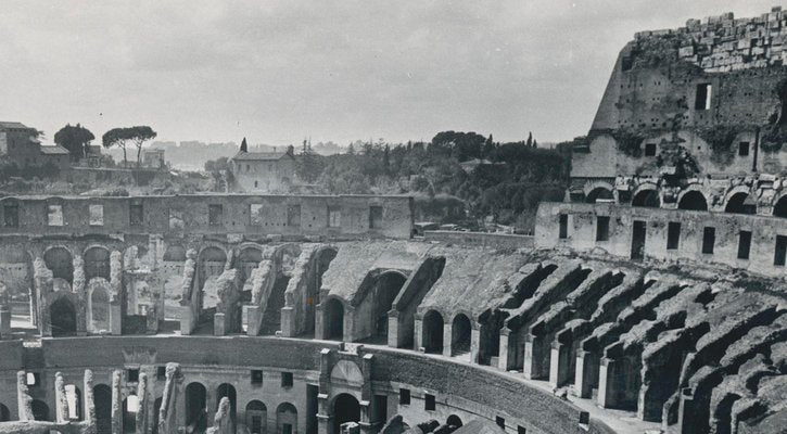 Colloseum, Italy, 1950s, Black & White Photograph-DYV-1236154