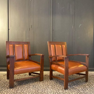 Colonial Armchairs, 1944, Set of 2-CQE-801791