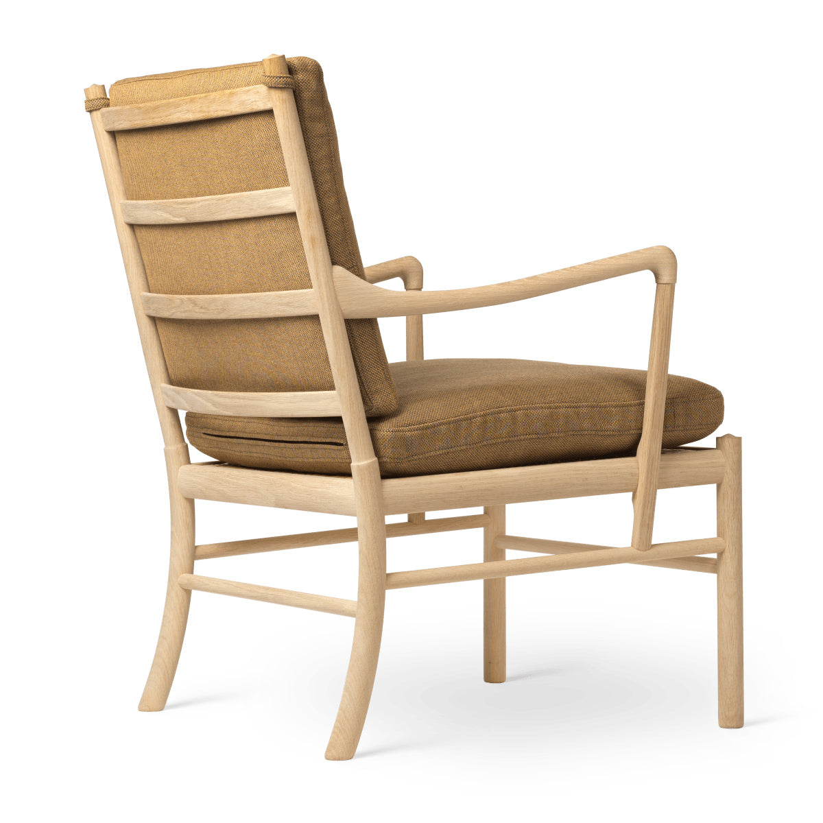 OW149 | Colonial Chair by Carl Hansen & Søn #Oak/Soaped/Fabric | Re-wool | 358