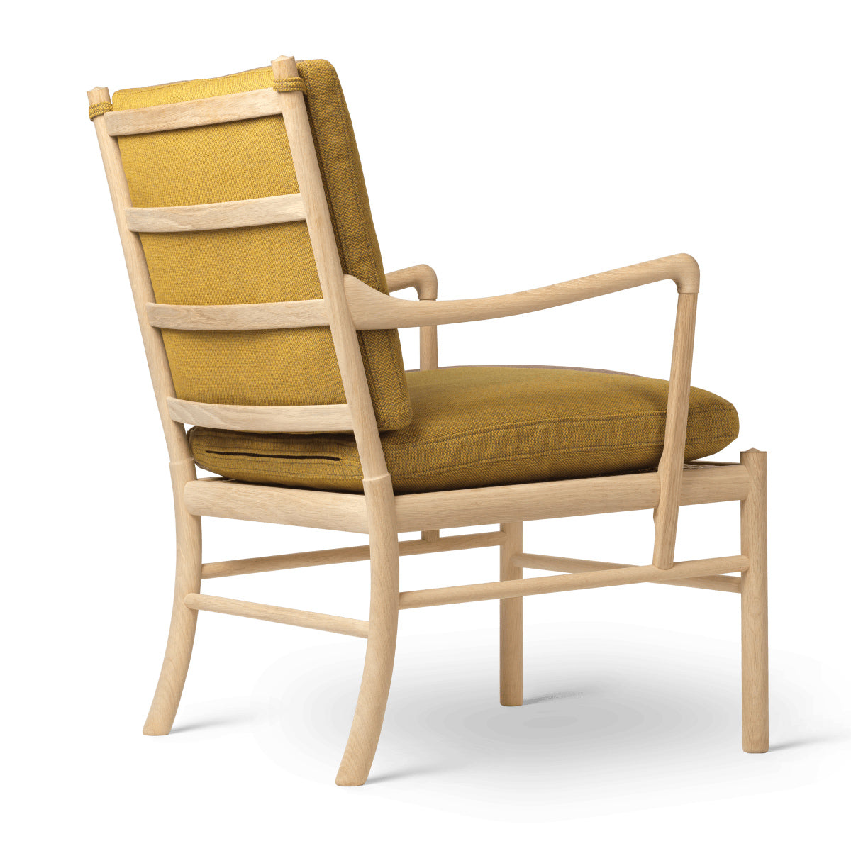 OW149 | Colonial Chair by Carl Hansen & Søn #Oak/Soaped/Fabric | Re-wool | 448