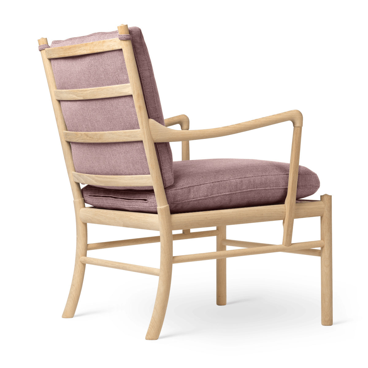 OW149 | Colonial Chair by Carl Hansen & Søn #Oak/Soaped/Fabric | Re-wool | 648