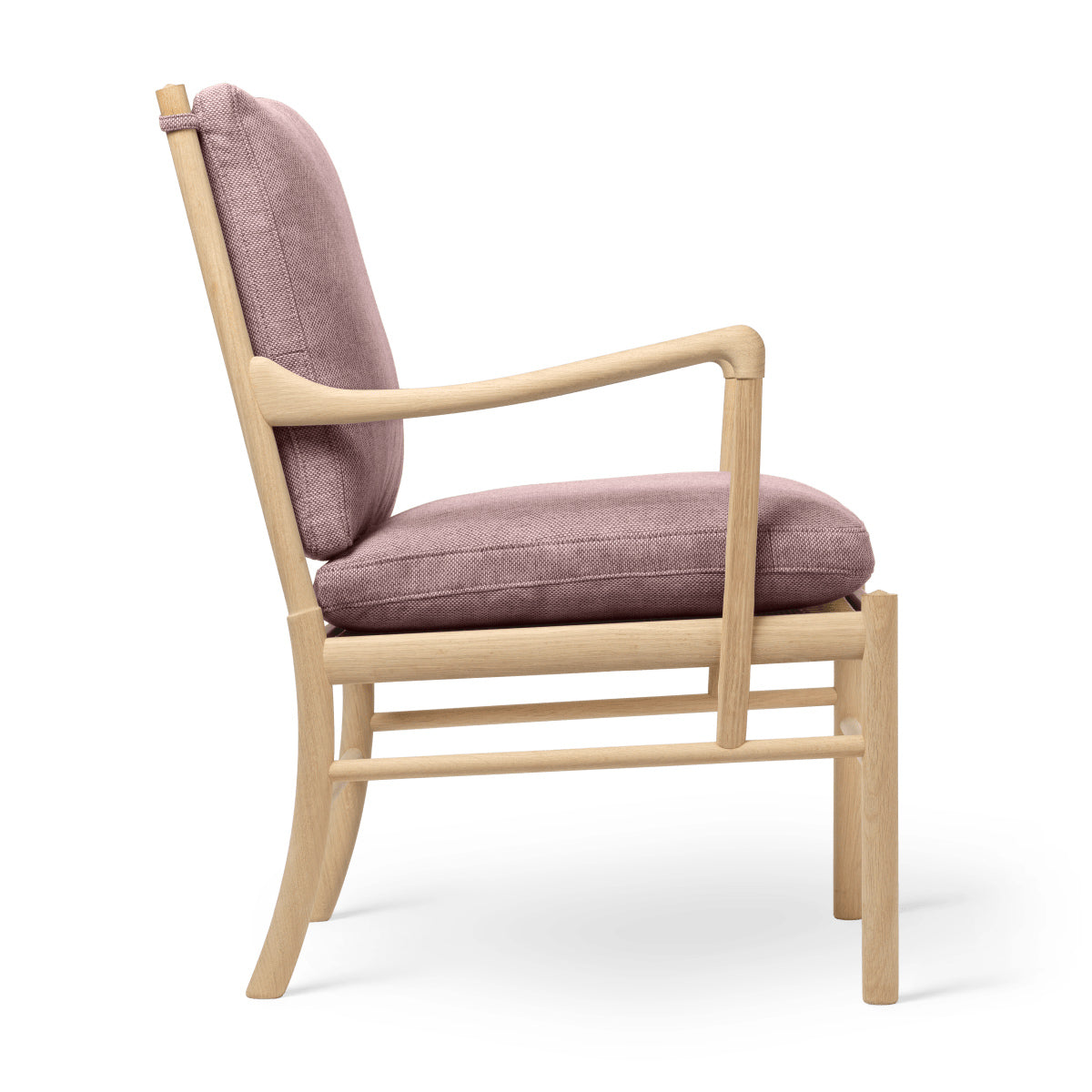 OW149 | Colonial Chair by Carl Hansen & Søn #Oak/Soaped/Fabric | Re-wool | 648