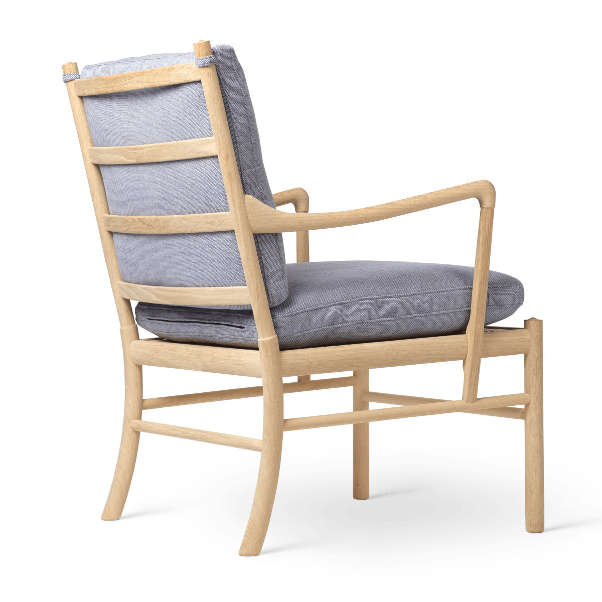 OW149 | Colonial Chair by Carl Hansen & Søn #Oak/Soaped/Fabric | Re-wool | 868