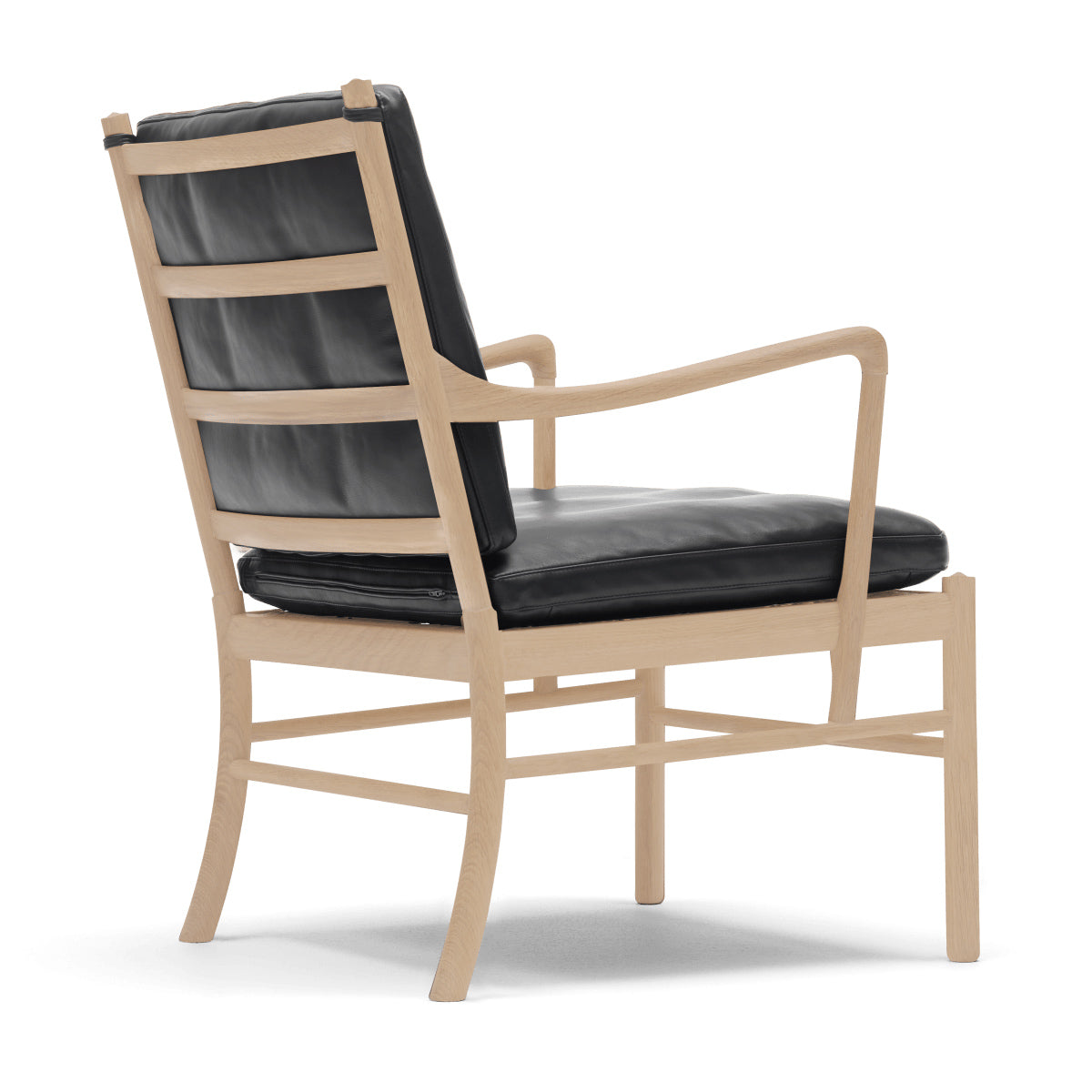 OW149 | Colonial Chair by Carl Hansen & Søn #Oak/White Oiled/Leather | Thor | 301