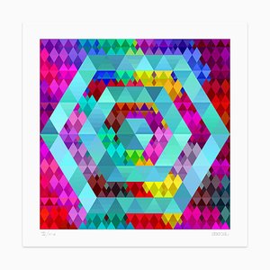 Color Hexagon Giclée Print by Dadodu, 2013-ZCI-781450