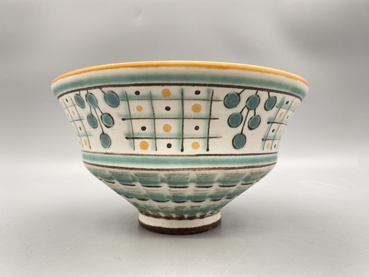 Colored Ceramic Bowl by Gefa Gorka, Hungary, 1950s-CZ-1741644