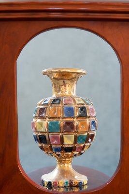 Colored Ceramic Vase, 1960s-KNM-1807776