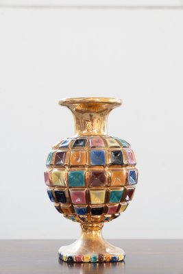 Colored Ceramic Vase, 1960s-KNM-1807776