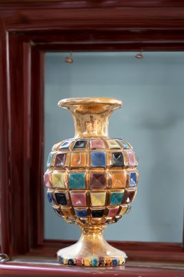 Colored Ceramic Vase, 1960s-KNM-1807776