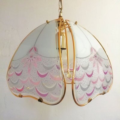 Colored Glass Ceiling Lamp, 1990s-RGF-888860