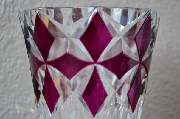 Colored Glass Vase, 1960s-AIU-846203