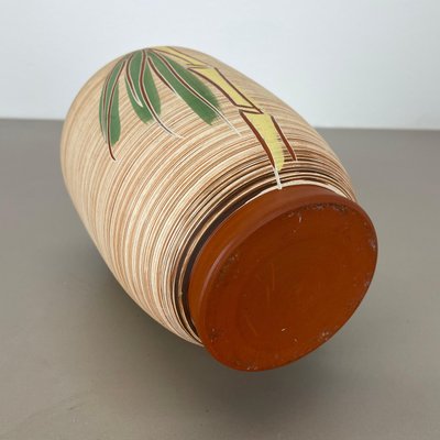 Colorful Abstract Bamboo Ceramic Pottery Vase by Eiwa Ceramics, Germany, 1960s-QZ-1815877