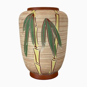 Colorful Abstract Bamboo Ceramic Pottery Vase by Eiwa Ceramics, Germany, 1960s-QZ-1815877