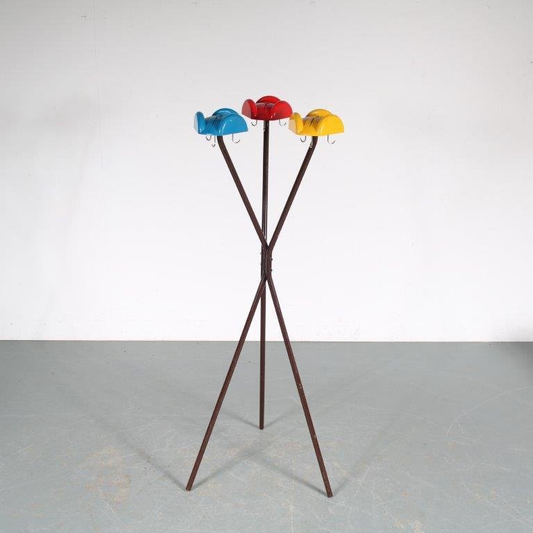 Colorful Coat Rack by Enzo Mari for Danese, Italy, 1960s