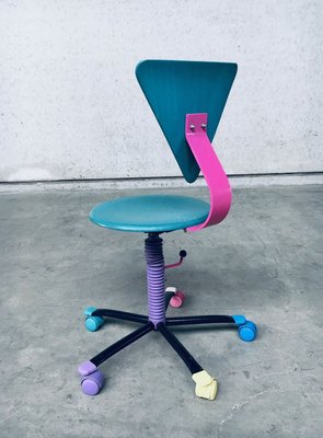 Colorful Desk Chair, 1980s-RQV-932822