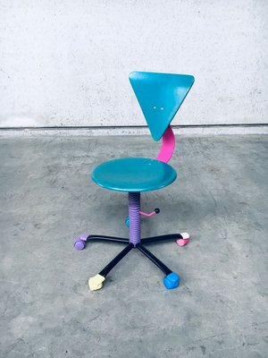 Colorful Desk Chair, 1980s-RQV-932822