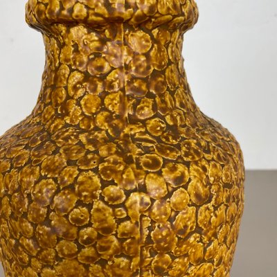 Colorful Fat Lava Pottery Contura Vase from Bay Ceramics, Germany, 1950s-QZ-1114546