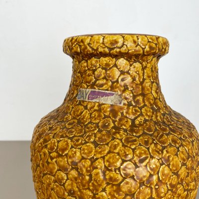 Colorful Fat Lava Pottery Contura Vase from Bay Ceramics, Germany, 1950s-QZ-1114546