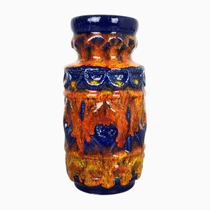 Colorful Fat Lava Pottery Vase from Bay Ceramics, Germany, 1950s-QZ-1151867