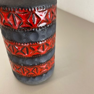 Colorful Fat Lava Pottery Vase from Bay Keramik, Germany, 1970s-QZ-1265060