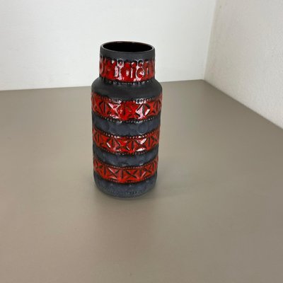 Colorful Fat Lava Pottery Vase from Bay Keramik, Germany, 1970s-QZ-1265060