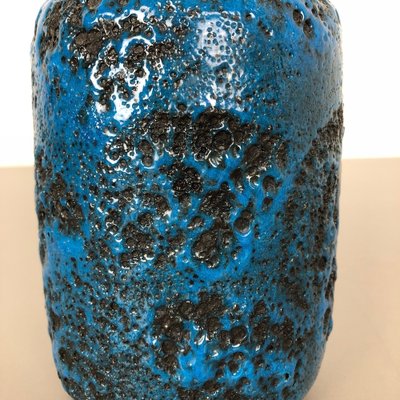 Colorful Fat Lava Pottery Vase from Gräflich Ortenburg, Germany, 1950s-QZ-1052955