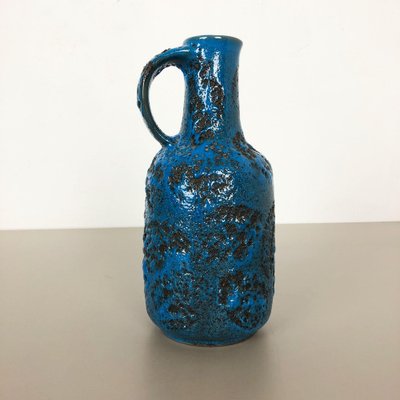 Colorful Fat Lava Pottery Vase from Gräflich Ortenburg, Germany, 1950s-QZ-1052955