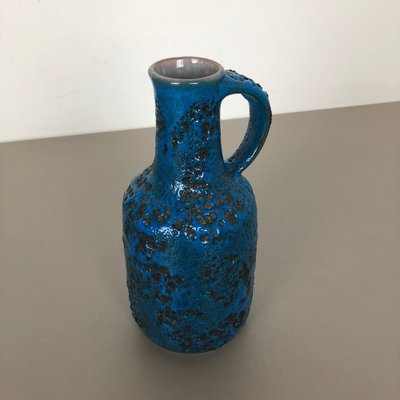 Colorful Fat Lava Pottery Vase from Gräflich Ortenburg, Germany, 1950s-QZ-1052955