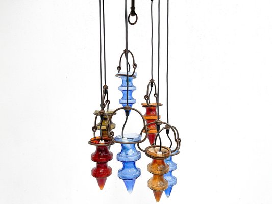 Colorful Glass Pendant by Nanny Still for Massive, 1960s-XLH-1373276