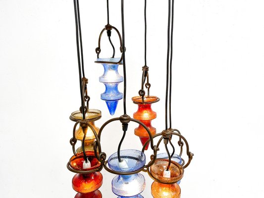 Colorful Glass Pendant by Nanny Still for Massive, 1960s-XLH-1373276